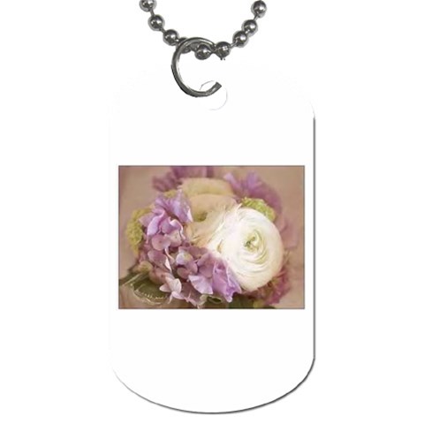 bouquet Dog Tag (One Side) from ArtsNow.com Front