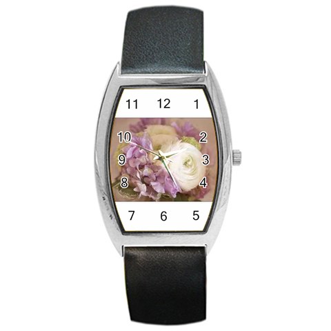 bouquet Barrel Style Metal Watch from ArtsNow.com Front