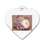 bouquet Dog Tag Heart (One Side)