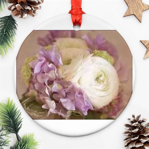 bouquet Ornament (Round) from ArtsNow.com Front