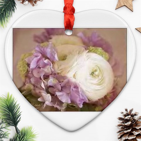 bouquet Ornament (Heart) from ArtsNow.com Front