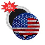 Usa-map-and-flag-on-cement-wall-texture-background-design-1591646654pet 2.25  Magnets (10 pack) 