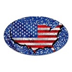 Usa-map-and-flag-on-cement-wall-texture-background-design-1591646654pet Oval Magnet