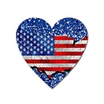 Usa-map-and-flag-on-cement-wall-texture-background-design-1591646654pet Heart Magnet