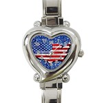 Usa-map-and-flag-on-cement-wall-texture-background-design-1591646654pet Heart Italian Charm Watch