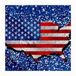 Usa-map-and-flag-on-cement-wall-texture-background-design-1591646654pet Medium Glasses Cloth (2 Sides)