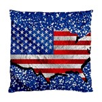 Usa-map-and-flag-on-cement-wall-texture-background-design-1591646654pet Standard Cushion Case (Two Sides)