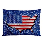 Usa-map-and-flag-on-cement-wall-texture-background-design-1591646654pet Pillow Case (Two Sides)