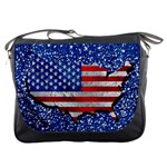 Usa-map-and-flag-on-cement-wall-texture-background-design-1591646654pet Messenger Bag