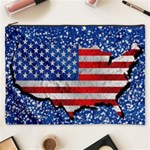 Usa-map-and-flag-on-cement-wall-texture-background-design-1591646654pet Cosmetic Bag (XXXL)