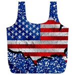 Usa-map-and-flag-on-cement-wall-texture-background-design-1591646654pet Full Print Recycle Bag (XL)