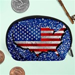 Usa-map-and-flag-on-cement-wall-texture-background-design-1591646654pet Accessory Pouch (Large)