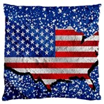 Usa-map-and-flag-on-cement-wall-texture-background-design-1591646654pet Standard Flano Cushion Case (Two Sides)