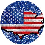 Usa-map-and-flag-on-cement-wall-texture-background-design-1591646654pet Wooden Bottle Opener (Round)