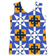 Shapes on a blue background                                                           Women s Basketball Tank Top from ArtsNow.com Front