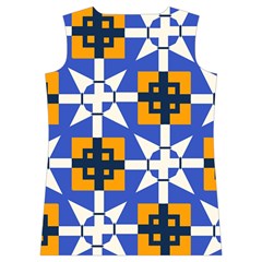 Shapes on a blue background                                                           Women s Basketball Tank Top from ArtsNow.com Back