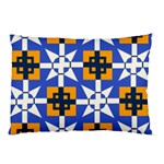 Shapes on a blue background                                                           Pillow Case