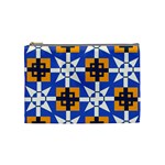 Shapes on a blue background                                                           Cosmetic Bag