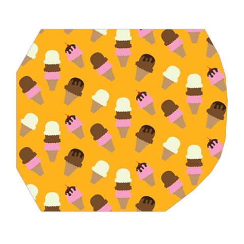 Ice cream on an orange background pattern                                                          Belt Pouch Bag (Large) from ArtsNow.com Tape