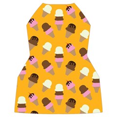 Ice cream on an orange background pattern   Women s Long Sleeve Raglan Tee from ArtsNow.com Back