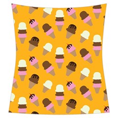 Ice cream on an orange background pattern                                                            Criss cross Back Tank Top from ArtsNow.com Back