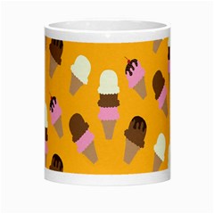 Ice cream on an orange background pattern                                                             Morph Mug from ArtsNow.com Center