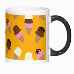 Ice cream on an orange background pattern                                                             Morph Mug from ArtsNow.com Right