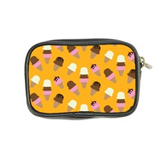 Ice cream on an orange background pattern                                                             Coin Purse from ArtsNow.com Back