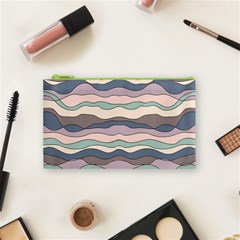 one line drawing lip Cosmetic Bag (Small) from ArtsNow.com Front