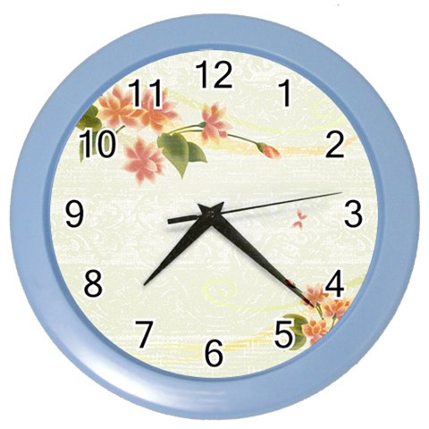 The Glory of Green Color Wall Clock from ArtsNow.com Front