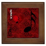 I Love Music  Framed Tile