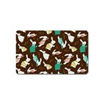 Easter rabbit pattern Magnet (Name Card)