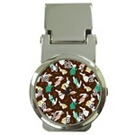 Easter rabbit pattern Money Clip Watches