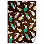 Easter rabbit pattern Canvas 20  x 30 