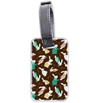 Easter rabbit pattern Luggage Tag (two sides)