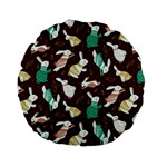 Easter rabbit pattern Standard 15  Premium Round Cushions