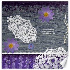 Scrapbooking Is Like Making The Quilt of Life Canvas 12  x 12  from ArtsNow.com 11.4 x11.56  Canvas - 1