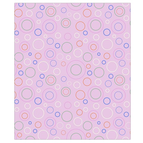 Multicolored Circles On A Pink Background Belt Pouch Bag (Large) from ArtsNow.com Back Strap
