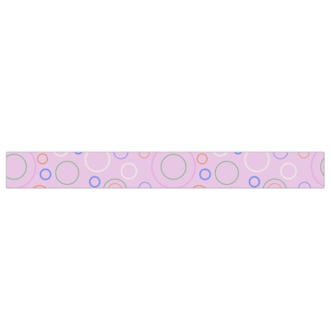 Multicolored Circles On A Pink Background Belt Pouch Bag (Large) from ArtsNow.com Bottom