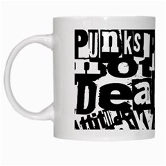 Punk Lives White Mugs from ArtsNow.com Left