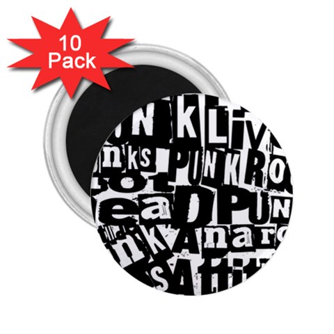 Punk Lives 2.25  Magnets (10 pack)  from ArtsNow.com Front