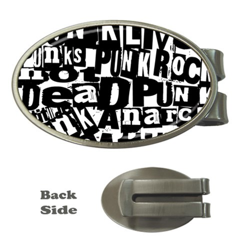 Punk Lives Money Clips (Oval)  from ArtsNow.com Front