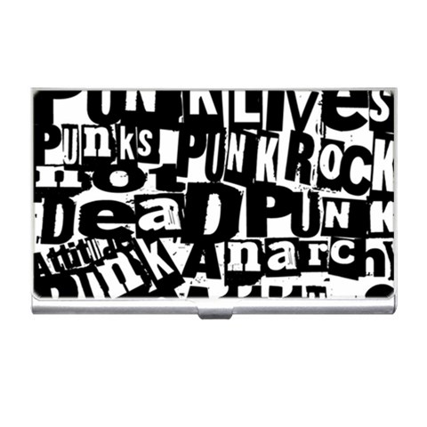 Punk Lives Business Card Holder from ArtsNow.com Front