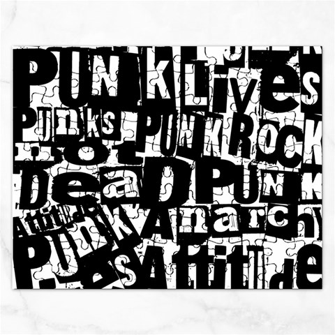 Punk Lives Rectangular Jigsaw Puzzl from ArtsNow.com Front