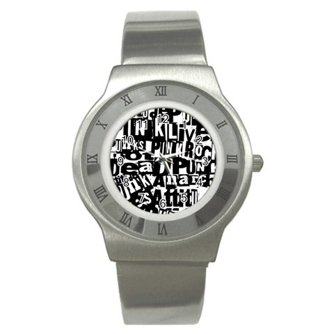 Punk Lives Stainless Steel Watch from ArtsNow.com Front