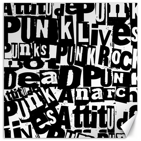 Punk Lives Canvas 12  x 12  from ArtsNow.com 11.4 x11.56  Canvas - 1