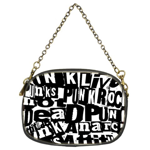 Punk Lives Chain Purse (One Side) from ArtsNow.com Front