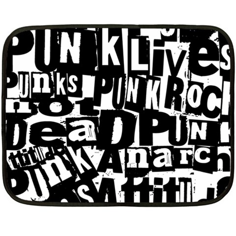 Punk Lives Fleece Blanket (Mini) from ArtsNow.com 35 x27  Blanket