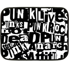 Punk Lives Double Sided Fleece Blanket (Mini)  from ArtsNow.com 35 x27  Blanket Back