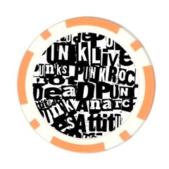 Punk Lives Poker Chip Card Guard (10 pack) from ArtsNow.com Front